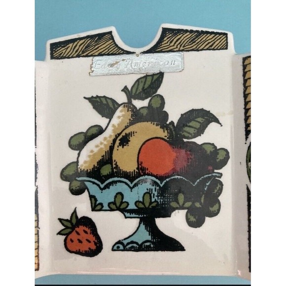 Vintage Holt Howard 1964 Ceramic Napkin Mail Holder MCM Vtg Kitchenware Signed - Picture 3 of 9